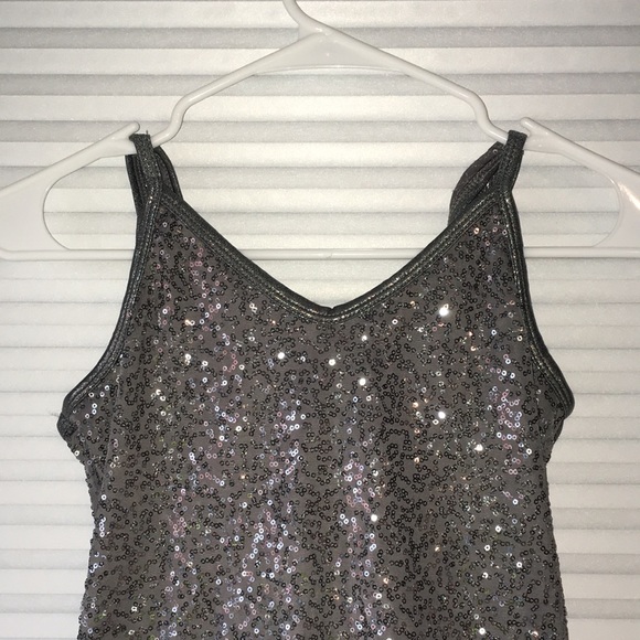 Curtain Call Sequin Tank with Attached Hood - Picture 2 of 6